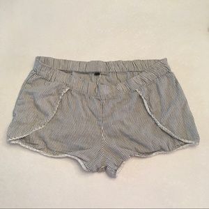 Calliope striped cotton shorts